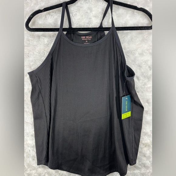 Tek Gear Women’s M Black Relaxed Ribbed Tank Top - Picture 1 of 8